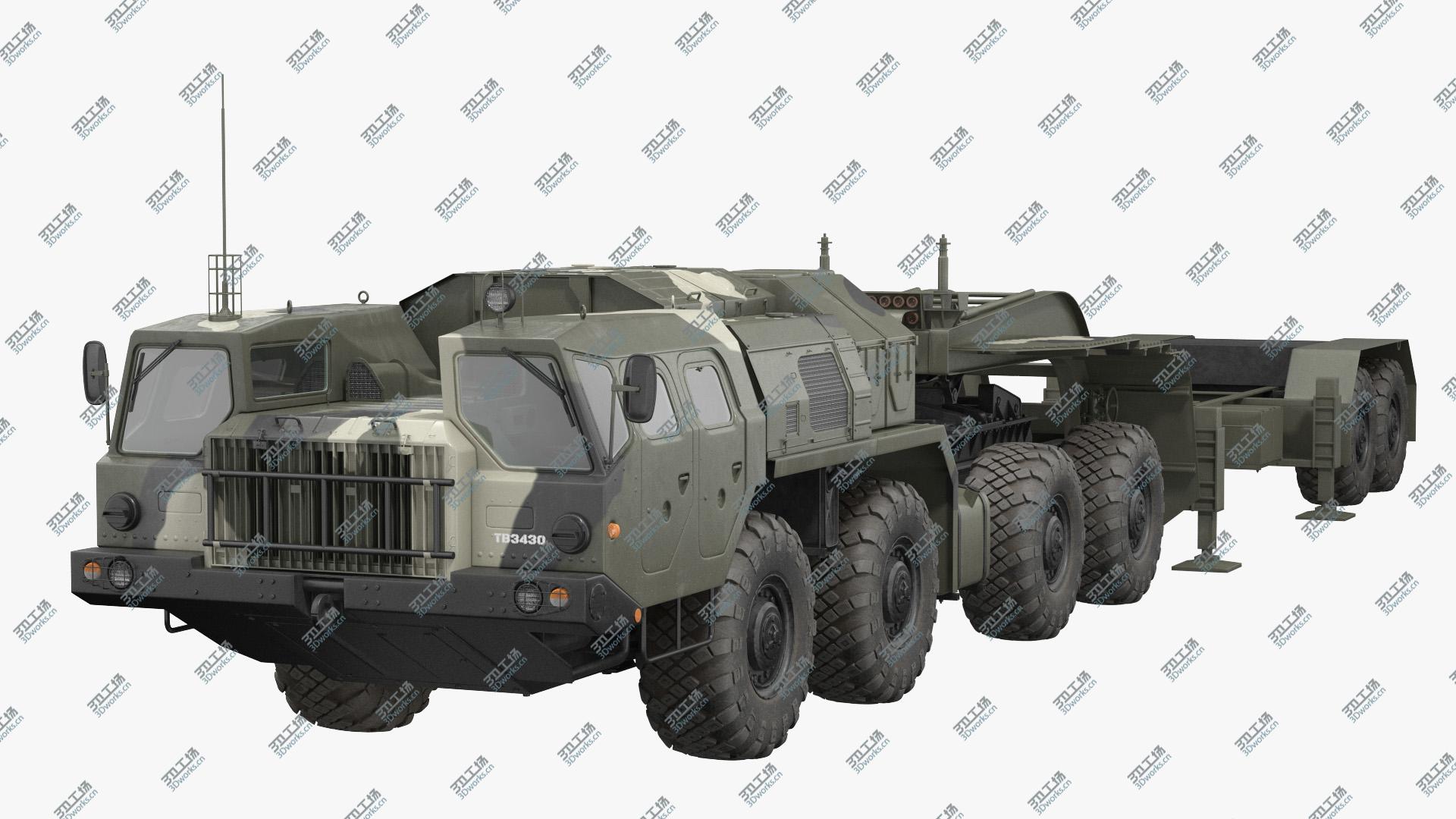 images/goods_img/202104093/MAZ 74106 with Trailer Camouflage 3D model/1.jpg